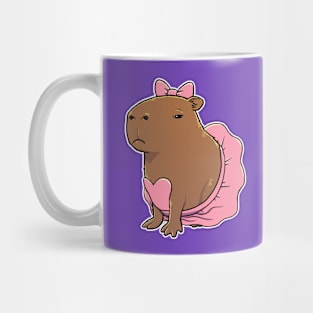 Capybara Ballerina Mug
